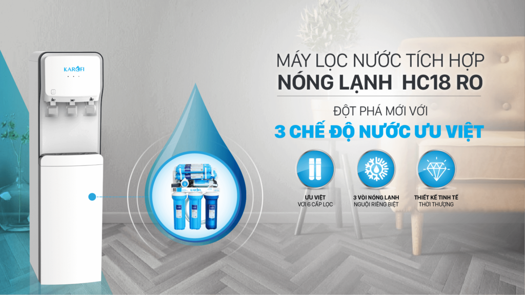 Máy lọc nước nóng lạnh hc18ro