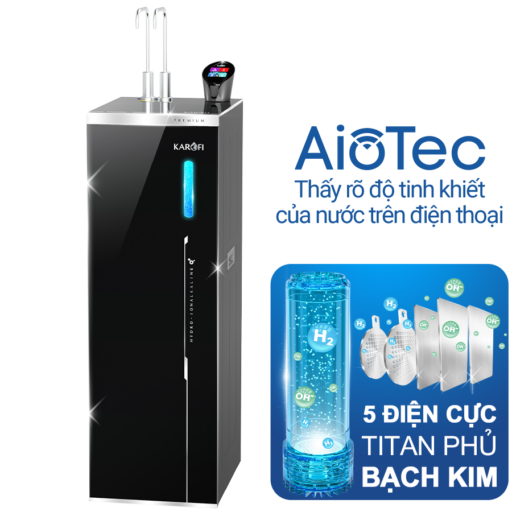 Máy lọc nước nóng lạnh Hydro-ion kiềm Karofi KAE-S86 PRO